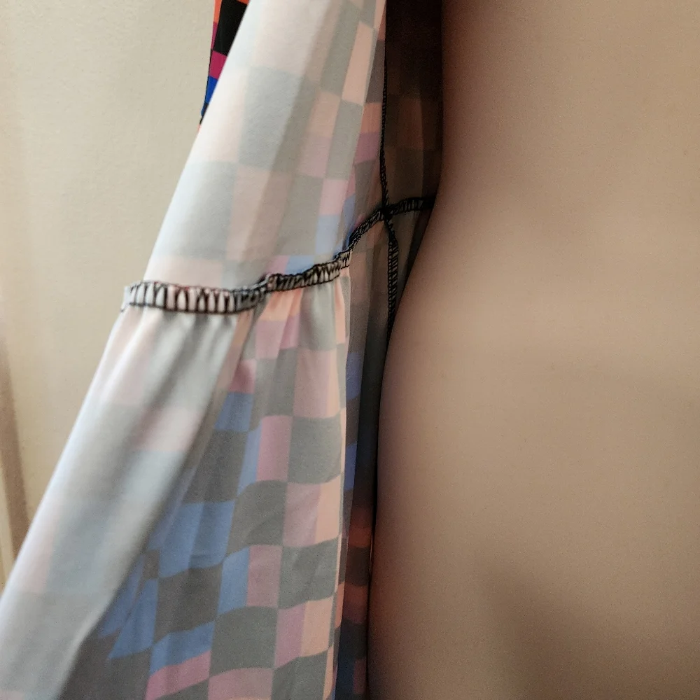 Checkers Multi-Color Dress - Picture 9 of 9